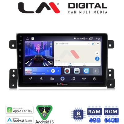 LM Digital - LM ZK8053 GPS Οθόνη OEM Multimedia Αυτοκινήτου για SUZUKI G.VITARA 20052015 (CarPlay/AndroidAuto/BT/GPS/WIFI)