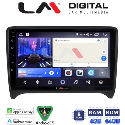LM Digital - LM ZK8078 GPS Οθόνη OEM Multimedia Αυτοκινήτου για AUDI TT 2007 2014 (CarPlay/AndroidAuto/BT/GPS/WIFI)