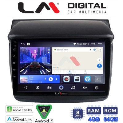 LM Digital - LM ZK8094 GPS Οθόνη OEM Multimedia Αυτοκινήτου για MITSUBISHI L200 2006 2014 (CarPlay/AndroidAuto/BT/GPS/WIFI)