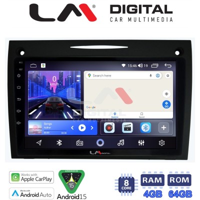 LM Digital - LM ZK8096 GPS Οθόνη OEM Multimedia Αυτοκινήτου για Mercedes SLK (W171) (CarPlay/AndroidAuto/BT/GPS/WIFI)