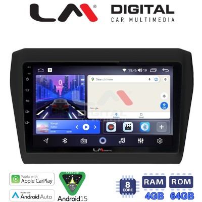 LM Digital - LM ZK8180 GPS Οθόνη OEM Multimedia Αυτοκινήτου για SUZUKI SWIFT 2016 (CarPlay/AndroidAuto/BT/GPS/WIFI)