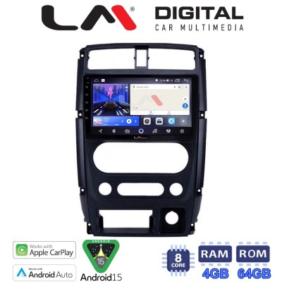LM Digital - LM ZK8186 GPS Οθόνη OEM Multimedia Αυτοκινήτου για SUZUKI JIMNY 2007 2018 (CarPlay/AndroidAuto/BT/GPS/WIFI)