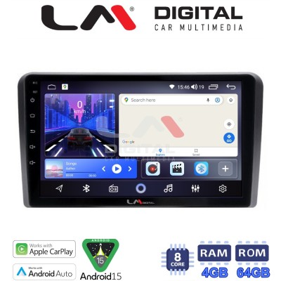LM Digital - LM ZK8190 GPS Οθόνη OEM Multimedia Αυτοκινήτου για PEUGEOT 308 2013 (CarPlay/AndroidAuto/BT/GPS/WIFI)