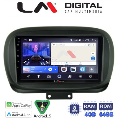 LM Digital - LM ZK8199 GPS Οθόνη OEM Multimedia Αυτοκινήτου για FIAT 500X 2014 (CarPlay/AndroidAuto/BT/GPS/WIFI)