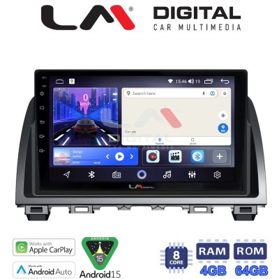 LM Digital - LM ZK8212 GPS Οθόνη OEM Multimedia Αυτοκινήτου για Mazda 6 2013 2017 (CarPlay/AndroidAuto/BT/GPS/WIFI)