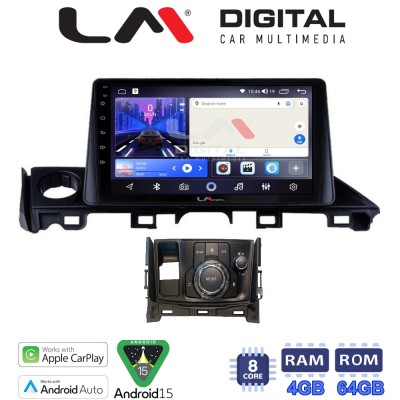 LM Digital - LM ZK8214 GPS Οθόνη OEM Multimedia Αυτοκινήτου για Mazda 6 2017 2020 (CarPlay/AndroidAuto/BT/GPS/WIFI)