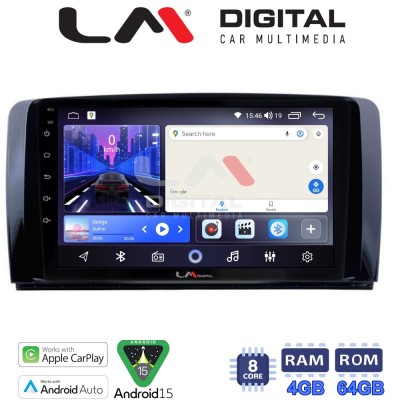 LM Digital - LM ZK8215 GPS Οθόνη OEM Multimedia Αυτοκινήτου για Benz R-class (W251) 20062014 (CarPlay/AndroidAuto/BT/GPS/WIFI)