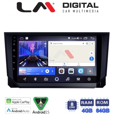 LM Digital - LM ZK8222 GPS Οθόνη OEM Multimedia Αυτοκινήτου για Seat Ibiza - Arona 2018 (CarPlay/AndroidAuto/BT/GPS/WIFI)