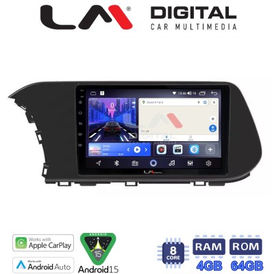 LM Digital - LM ZK8229 GPS Οθόνη OEM Multimedia Αυτοκινήτου για Hyundai i20 2021 (CarPlay/AndroidAuto/BT/GPS/WIFI)