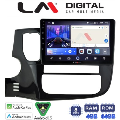 LM Digital - LM ZK8231 GPS Οθόνη OEM Multimedia Αυτοκινήτου για MITSUBISHI OUTLANDER 2013 (CarPlay/AndroidAuto/BT/GPS/WIFI)
