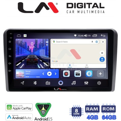 LM Digital - LM ZK8233 GPS Οθόνη OEM Multimedia Αυτοκινήτου για MITSUBIUSHI L200 2020 (CarPlay/AndroidAuto/BT/GPS/WIFI)