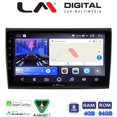 LM Digital - LM ZK8250 GPS Οθόνη OEM Multimedia Αυτοκινήτου για Fiat Bravo 2007 (CarPlay/AndroidAuto/BT/GPS/WIFI)