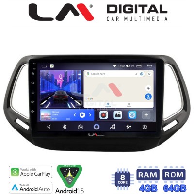LM Digital - LM ZK8253 GPS Οθόνη OEM Multimedia Αυτοκινήτου για JEEP COMPASS 2017 (CarPlay/AndroidAuto/BT/GPS/WIFI)
