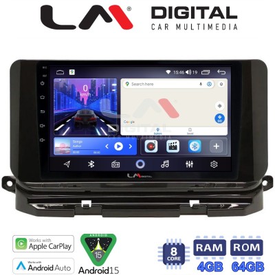 LM Digital - LM ZK8280 GPS Οθόνη OEM Multimedia Αυτοκινήτου για Skoda Octavia 2021 (CarPlay/AndroidAuto/BT/GPS/WIFI)