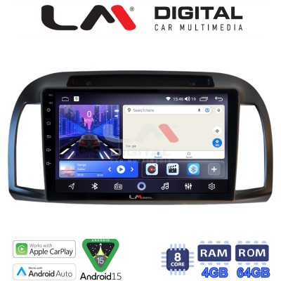 LM Digital - LM ZK8300B GPS Οθόνη OEM Multimedia Αυτοκινήτου για Nissan Micra 2002 2007 (CarPlay/AndroidAuto/BT/GPS/WIFI)