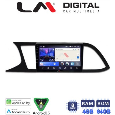 LM Digital - LM ZK8306 GPS Οθόνη OEM Multimedia Αυτοκινήτου για SEAT LEON 2012 (CarPlay/AndroidAuto/BT/GPS/WIFI)