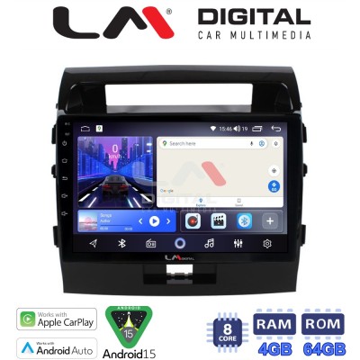 LM Digital - LM ZK8383 GPS Οθόνη OEM Multimedia Αυτοκινήτου για TOYOTA LANDCRUISER 20082015&nbsp; (CarPlay/AndroidAuto/BT/GPS/WIFI)