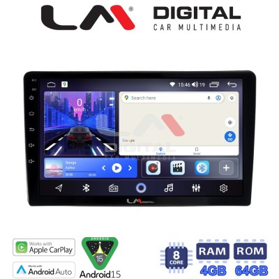 LM Digital - LM ZK8402UP GPS Οθόνη OEM Multimedia Αυτοκινήτου για Toyota Yaris 1999 2005 (CarPlay/AndroidAuto/BT/GPS/WIFI)