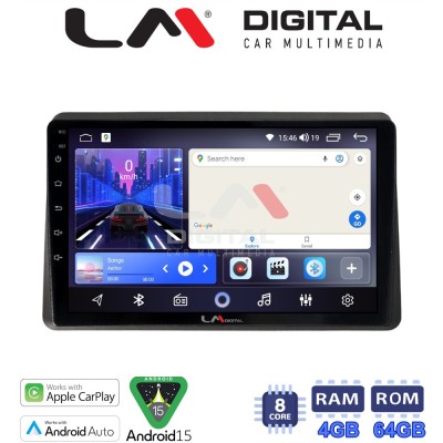 LM Digital - LM ZK8507 GPS Οθόνη OEM Multimedia Αυτοκινήτου για Nissan NV400 2020 Renault Master 2020 Opel Movano 2020 (CarPlay