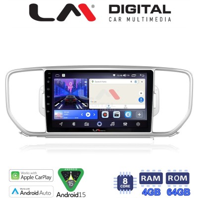 LM Digital - LM ZK8527 GPS Οθόνη OEM Multimedia Αυτοκινήτου για KIA SPORTAGE 20162019 (CarPlay/AndroidAuto/BT/GPS/WIFI)