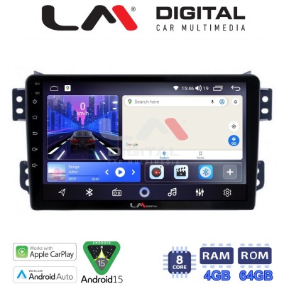 LM Digital - LM ZK8540 GPS Οθόνη OEM Multimedia Αυτοκινήτου για OPEL AGILA - SUZUKI ALTO 2008 (CarPlay/AndroidAuto/BT/GPS/WIFI)