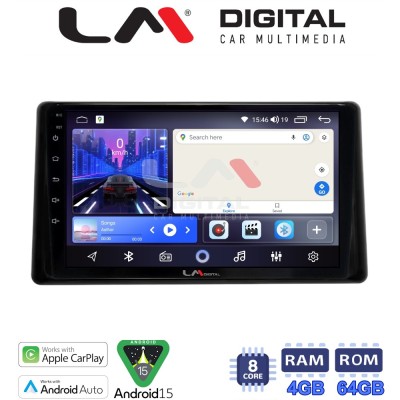 LM Digital - LM ZK8580 GPS Οθόνη OEM Multimedia Αυτοκινήτου για Toyota Raize 2020 (CarPlay/AndroidAuto/BT/GPS/WIFI)