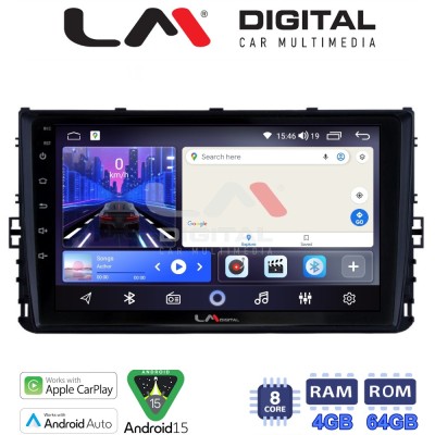 LM Digital - LM ZK8605 GPS Οθόνη OEM Multimedia Αυτοκινήτου για VW POLO 2017 (CarPlay/AndroidAuto/BT/GPS/WIFI)