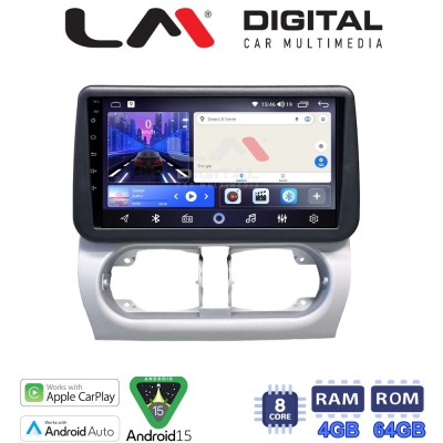 LM Digital - LM ZK8663 GPS Οθόνη OEM Multimedia Αυτοκινήτου για Opel Corsa C 2000 2006 Opel Tigra B 2004 2009 (CarPlay/Android