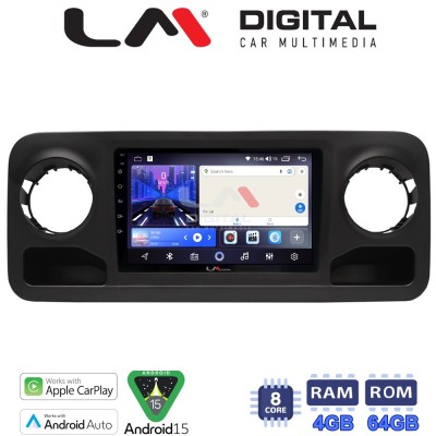 LM Digital - LM ZK8670 GPS Οθόνη OEM Multimedia Αυτοκινήτου για Mercedes Sprinter 2019 (CarPlay/AndroidAuto/BT/GPS/WIFI)
