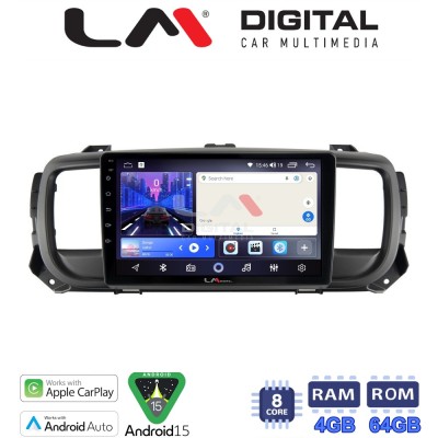 LM Digital - LM ZK8705 GPS Οθόνη OEM Multimedia Αυτοκινήτου για Citroën SpaceTourer 2016 Citroën Jumpy 2016 Peugeot Expert 2016 