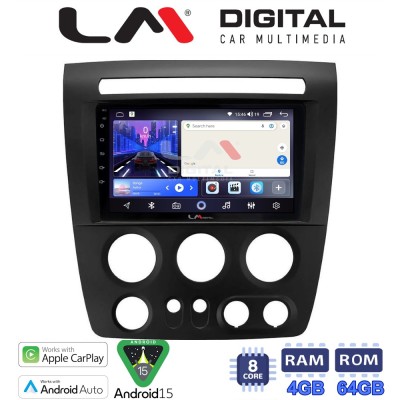 LM Digital - LM ZK8721 GPS Οθόνη OEM Multimedia Αυτοκινήτου για Hummer H3 2006 2011 (CarPlay/AndroidAuto/BT/GPS/WIFI)