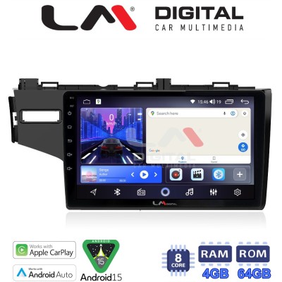 LM Digital - LM ZK8760 GPS Οθόνη OEM Multimedia Αυτοκινήτου για HONDA JAZZ 2013 (CarPlay/AndroidAuto/BT/GPS/WIFI)