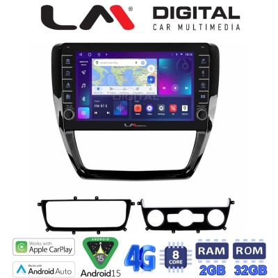 LM Digital - LM ZG8552 GPS Οθόνη OEM Multimedia Αυτοκινήτου για VW Jetta 2011 2018 (CarPlay/AndroidAuto/BT/GPS/WIFI/GPRS)
