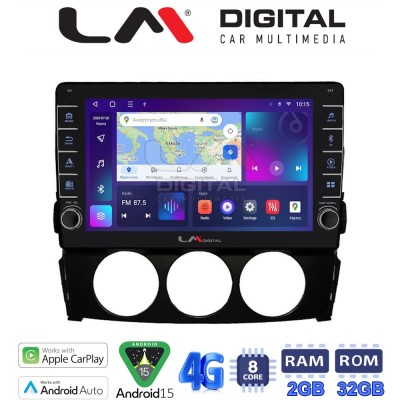 LM Digital - LM ZG8530 GPS Οθόνη OEM Multimedia Αυτοκινήτου για Mazda MX5 2005 2015 (CarPlay/AndroidAuto/BT/GPS/WIFI/GPRS)