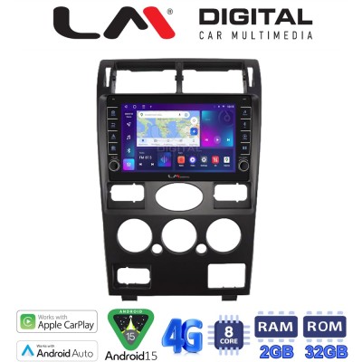 LM Digital - LM ZG8105 GPS Οθόνη OEM Multimedia Αυτοκινήτου για Ford Mondeo 2003 2006 (CarPlay/AndroidAuto/BT/GPS/WIFI/GPRS)