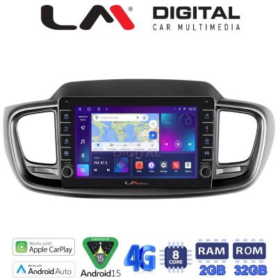 LM Digital - LM ZG8224 GPS Οθόνη OEM Multimedia Αυτοκινήτου για Kia Sorento 2013 2020 (CarPlay/AndroidAuto/BT/GPS/WIFI/GPRS)