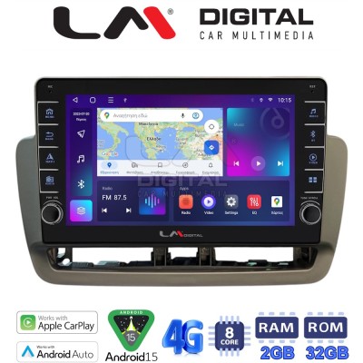 LM Digital - LM ZG8346 GPS Οθόνη OEM Multimedia Αυτοκινήτου για Seat Ibiza 2012 2015 (CarPlay/AndroidAuto/BT/GPS/WIFI/GPRS)