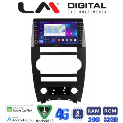 LM Digital - LM ZG8205 GPS Οθόνη OEM Multimedia Αυτοκινήτου για Jeep Commander 2007 2009 (CarPlay/AndroidAuto/BT/GPS/WIFI/GPRS)