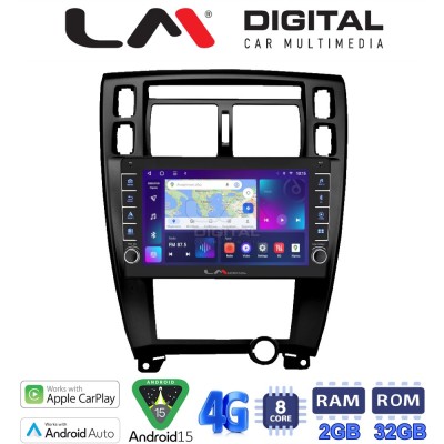 LM Digital - LM ZG8006B GPS Οθόνη OEM Multimedia Αυτοκινήτου για TUCSON 2004 2010 (CarPlay/AndroidAuto/BT/GPS/WIFI/GPRS)
