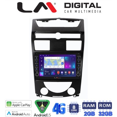 LM Digital - LM ZG8014 GPS Οθόνη OEM Multimedia Αυτοκινήτου για Ssangyong Rexton 20062015 (CarPlay/AndroidAuto/BT/GPS/WIFI/GPRS)