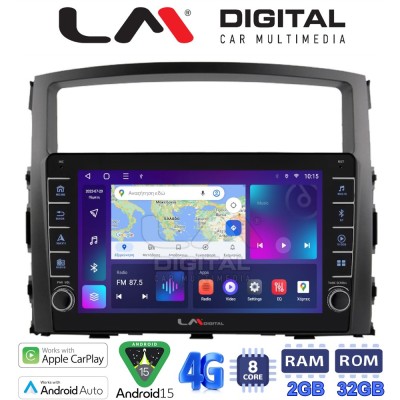 LM Digital - LM ZG8038 GPS Οθόνη OEM Multimedia Αυτοκινήτου για MITSUBISHI PAJERO 20062014 (CarPlay/AndroidAuto/BT/GPS/WIFI/GPRS
