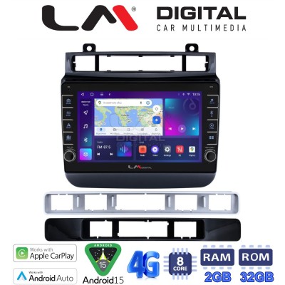 LM Digital - LM ZG8041 GPS Οθόνη OEM Multimedia Αυτοκινήτου για VW Touareg 2012 (CarPlay/AndroidAuto/BT/GPS/WIFI/GPRS)