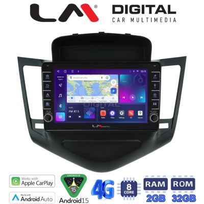LM Digital - LM ZG8045 GPS Οθόνη OEM Multimedia Αυτοκινήτου για CHEVROLET CRUZE 20082013 (CarPlay/AndroidAuto/BT/GPS/WIFI/GPRS)