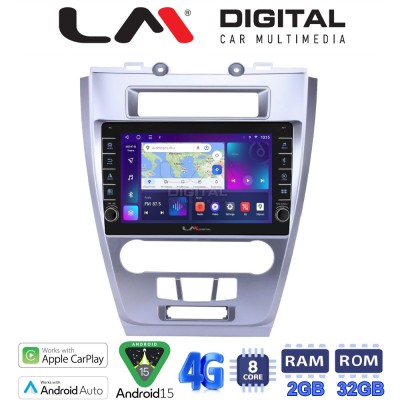 LM Digital - LM ZG8047 GPS Οθόνη OEM Multimedia Αυτοκινήτου για Ford Fusion 20122017 (CarPlay/AndroidAuto/BT/GPS/WIFI/GPRS)