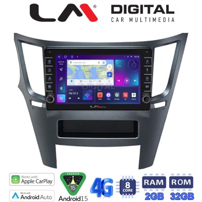 LM Digital - LM ZG8061 GPS Οθόνη OEM Multimedia Αυτοκινήτου για Subaru Legacy-Outback 20092013 (CarPlay/AndroidAuto/BT/GPS/WIFI/