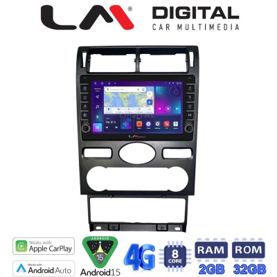 LM Digital - LM ZG8104 GPS Οθόνη OEM Multimedia Αυτοκινήτου για Ford Mondeo 2003 2006 (CarPlay/AndroidAuto/BT/GPS/WIFI/GPRS)