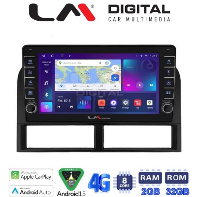 LM Digital - LM ZG8201 GPS Οθόνη OEM Multimedia Αυτοκινήτου για Jeep Gran Cherokee 1999 2004 (CarPlay/AndroidAuto/BT/GPS/WIFI/G