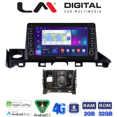 LM Digital - LM ZG8214 GPS Οθόνη OEM Multimedia Αυτοκινήτου για Mazda 6 2017 2020 (CarPlay/AndroidAuto/BT/GPS/WIFI/GPRS)