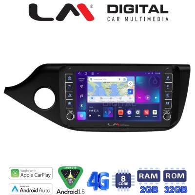LM Digital - LM ZG8216 GPS Οθόνη OEM Multimedia Αυτοκινήτου για KIA CEED 2013 2016 (CarPlay/AndroidAuto/BT/GPS/WIFI/GPRS)