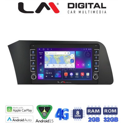 LM Digital - LM ZG8227 GPS Οθόνη OEM Multimedia Αυτοκινήτου για Hyundai Elantra 2021 (CarPlay/AndroidAuto/BT/GPS/WIFI/GPRS)